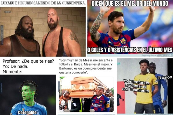 Cristiano Ronaldo y Messi, víctimas favoritas de los memes a causa de la cuarentena