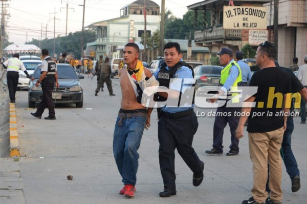 Estas son las mejores fotos que dejó las semifinales del fútbol de Honduras
