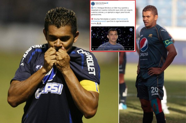 El emotivo mensaje de Motagua a Amado Guevara por su cumpleaños