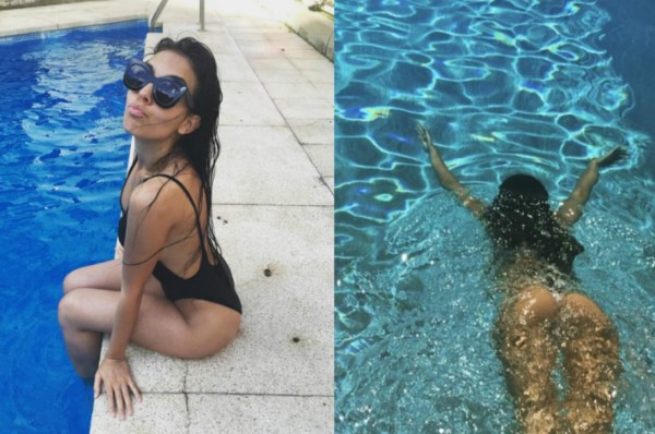 ¡Explosiva! Video picante de la novia de Cristiano Ronaldo en una piscina