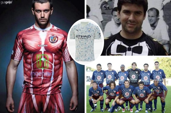 Con la más nueva del Manchester City: Las camisas más feas de la historia del fútbol