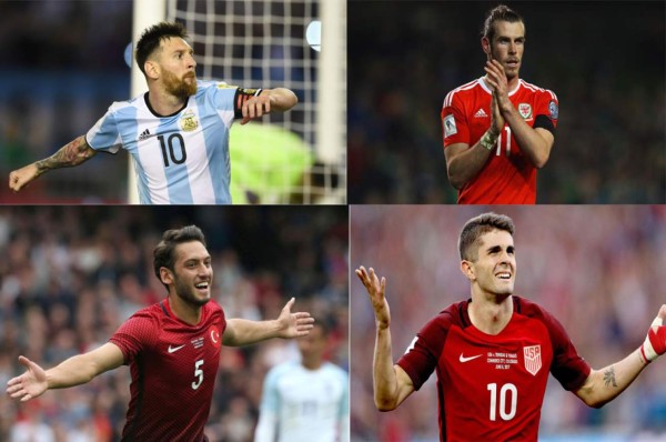 Las figuras que pueden quedar fuera del Mundial Rusia 2018