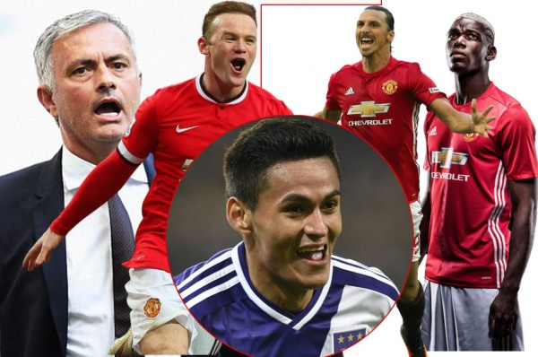 Andy Najar contra Paul Pogba y Mourinho en la Europa League