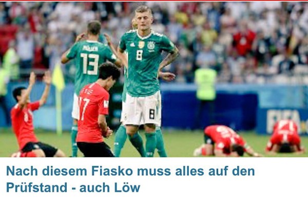 Fiasco y vergüenza: Así reaccionó la prensa alemana tras la histórica eliminación del Mundial