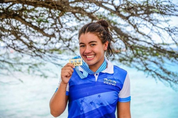 Michelle Ramírez se prepara para representar a Honduras en los juegos Panamericanos Junior