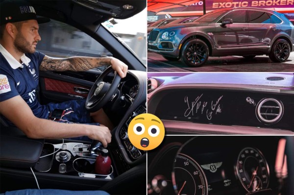 Gignac pone a la venta su Bentley: cuánto está pidiendo por la lujosa máquina y tiene su firma en el tablero