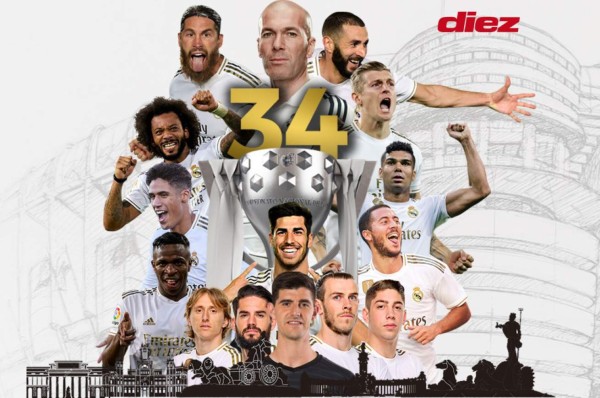 Real Madrid campeón: La ventaja que le saca al Barcelona en la tabla histórica de títulos de la liga española