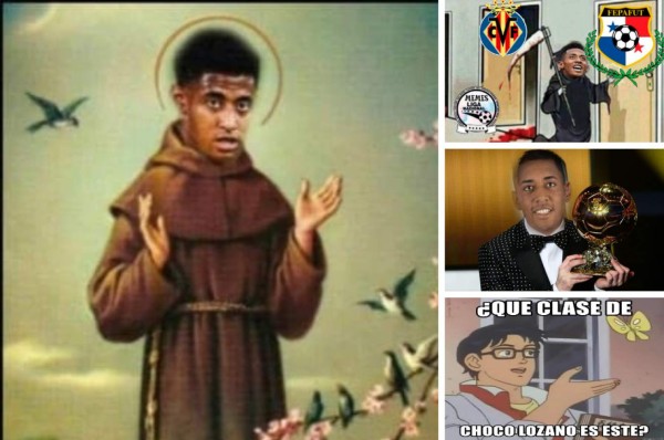 Messi, CR7 y hasta Vinicius: Los jocosos memes que dejó el hattrick del Choco Lozano ante Villarreal