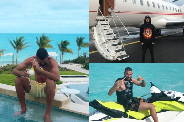 El 'Mundial' de Benzema: Las vacaciones de lujo del crack francés del Real Madrid