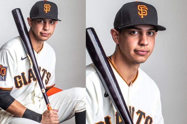 Mauricio Dubón se toma foto oficial con Giants y será utilizado en los jardines