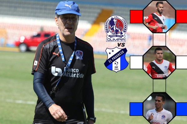 ¡Renovado! Así sería el 11 del Olimpia ante Honduras Progreso&nbsp;&nbsp;