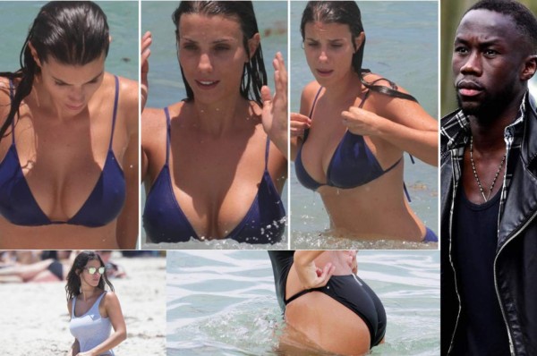 Ludivine Sagna, la esposa de Bakary Sagna, disfruta en Miami mientras su esposo está sin trabajo