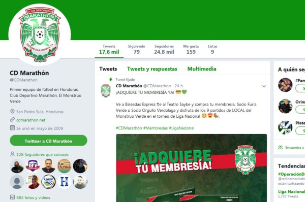 ¿Qué club es el rey de las redes sociales en Honduras?