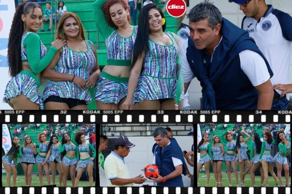 ¡Fiestón en el Puerto! Los gestos de Diego Vázquez y la belleza en el Platense-Motagua