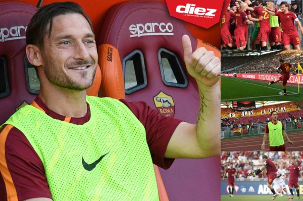 ¡Las lágrimas de Francesco Totti luego de decirle adiós a la Roma!