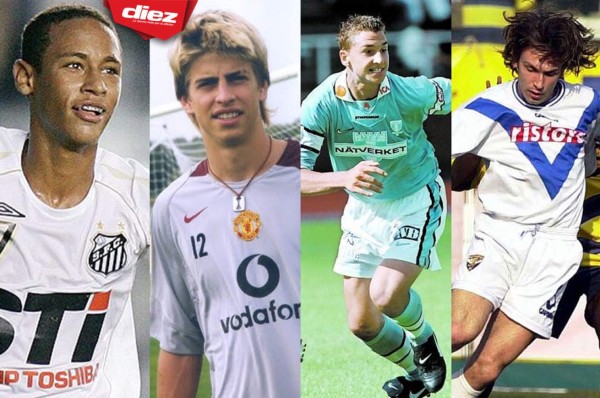 ¡Cuánto cambio! Los grandes jugadores cuando nadie los conocía