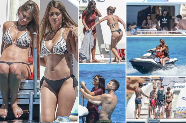 Las espectaculares vacaciones de Messi, Fábregas y Suárez con sus bellas mujeres