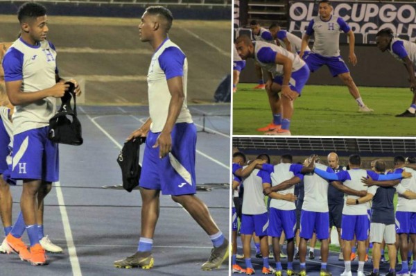 Galería: Así fue el entrenamiento de Honduras antes de enfrentar a Jamaica