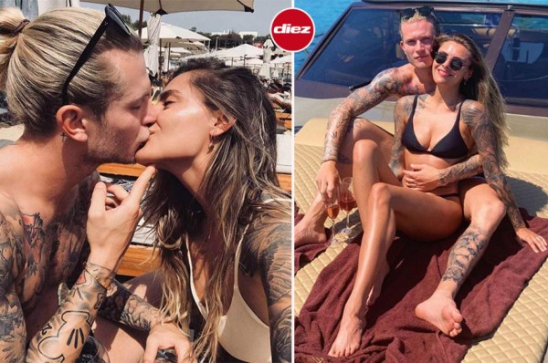 Fotos: Karius planta al Liverpool y se marcha a Grecia con su espectacular novia