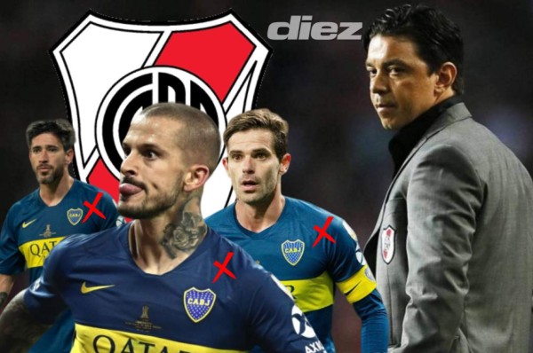 Los futbolistas de Boca Juniors que han sido destruidos por el River Plate de Marcelo Gallardo