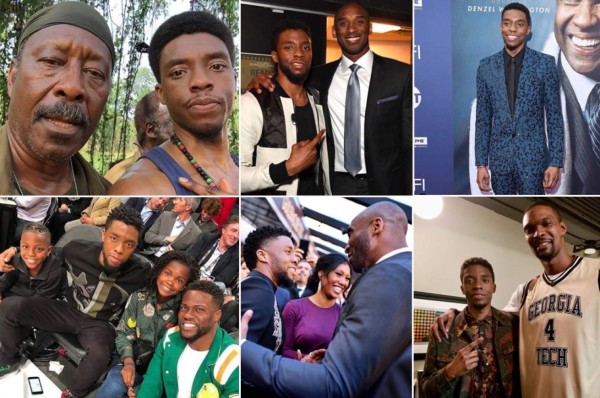 Estas fueron las últimas fotografías que colgó el actor Chadwick Boseman antes de perder la vida