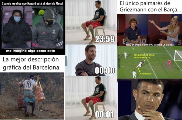 Leo Messi y Cristiano Ronaldo protagonizan los divertidos memes que despiden año 2020