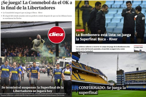 Impacto mundial: La prensa reacciona tras confirmar la final Boca-River en la Libertadores