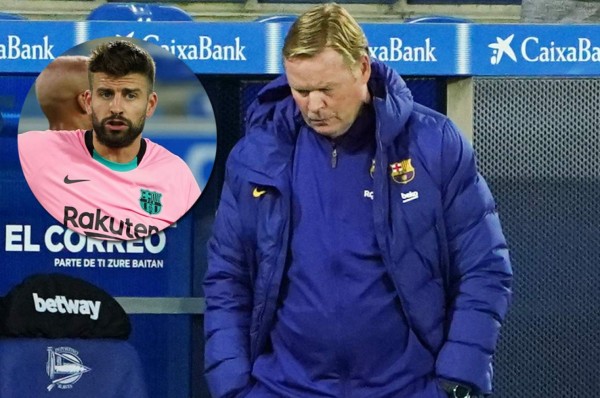 Koeman llega muy molesto a la conferencia de prensa tras el Alavés-Barcelona