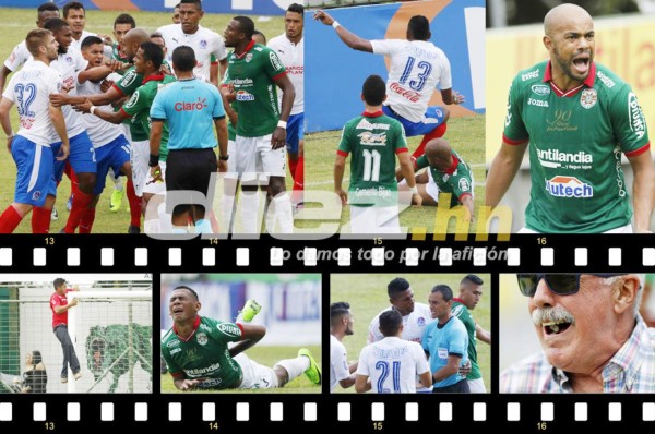 FOTOS: Entre cocinas, peleas, risas y golpes, Marathón hizo pedazos al Olimpia