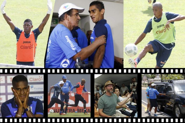 Honduras cerró su preparación con bromas, Costly de portero y un jugador pelón