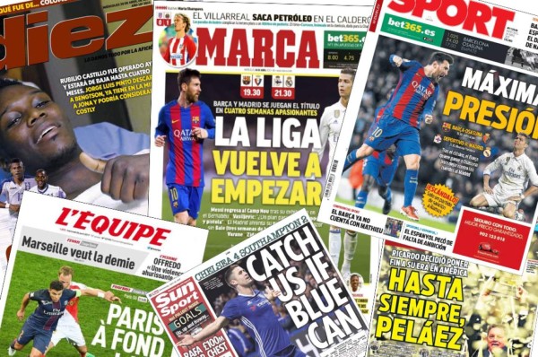 ¡Prohibido fallar! Hoy Barcelona y Real Madrid afrontan sus compromisos en la Liga