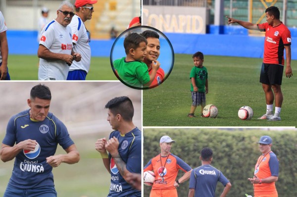 FOTOS: La 'pelea” entre Moreira y Galvaliz; el invitado al entreno de Olimpia