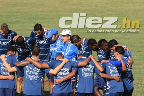 ¡Concentrados! Así fue el primer entrenamiento de Honduras de cara a duelos de repechaje