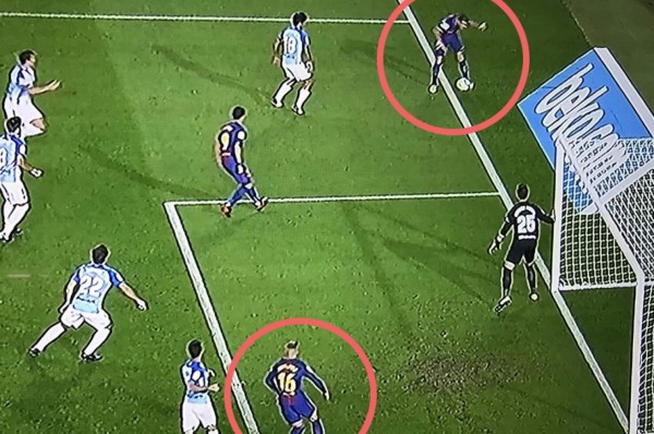 ESCÁNDALO: Así fue el polémico gol del Barcelona frente al Málaga