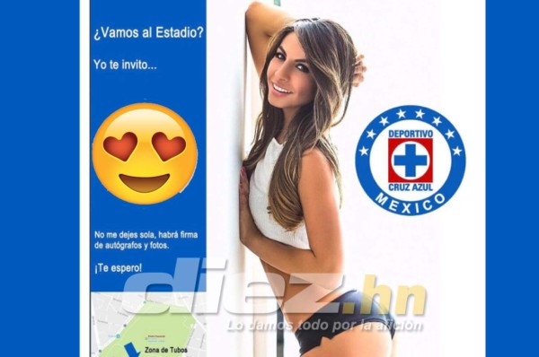 Conocé a Daniela Fainus, la fanática más bella del equipo Cruz Azul de México
