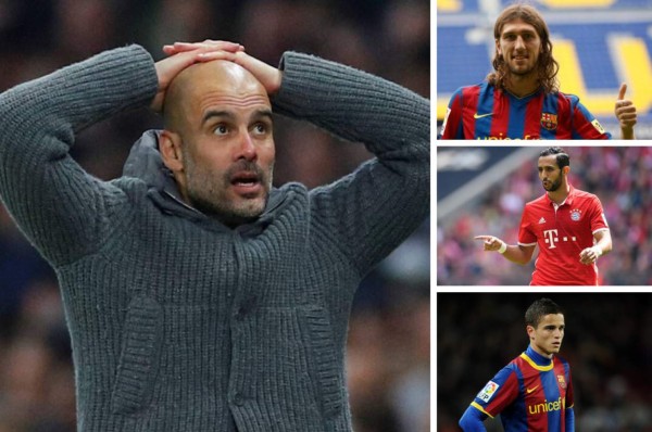 Los peores fichajes de Pep Guardiola en su carrera como entrenador