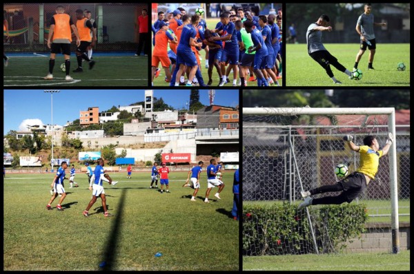 Fotos: Olimpia alista cambios, Real España esconde sus armas y Platense sin descanso