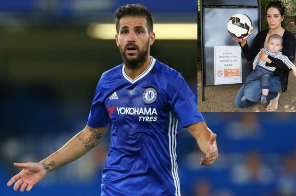 La insólita demanda que afronta Cesc Fábregas por balonazo a bebé