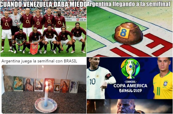 Brasil, Messi y los memes del triunfo de Argentina sobre Venezuela en la Copa América 2019
