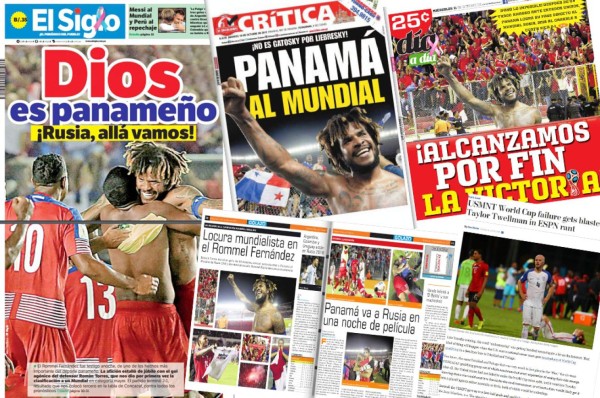 'Dios es panameño, grítalo, estamos en Rusia'. Así celebran el pase al Mundial
