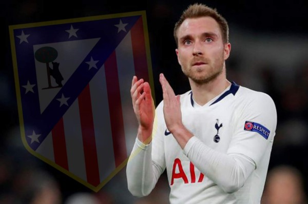Atlético de Madrid quiere incorporar a Eriksen a su plantilla de lujo