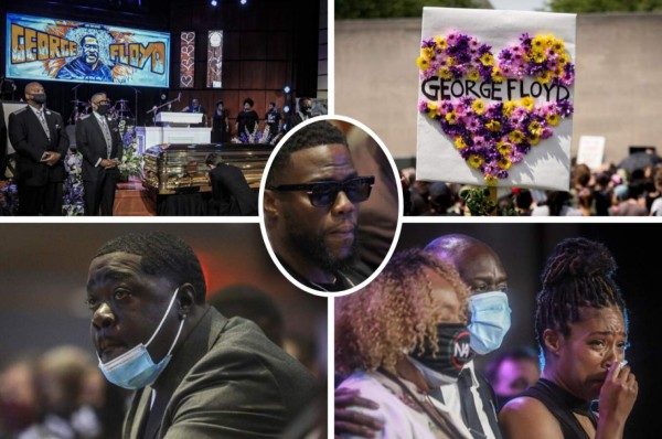 Dolor, lágrimas y homenaje: Las últimas y desgarradoras imágenes del funeral de George Floyd