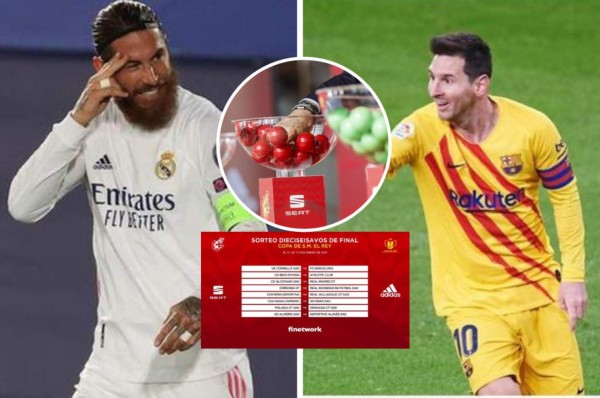 Barcelona y Real Madrid conocen sus rivales: Así quedó el sorteo de la Copa del Rey&nbsp;&nbsp;