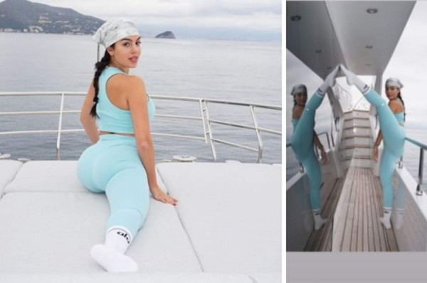 Fotos inquietantes: Las posiciones de yoga de Georgina Rodríguez que arrasan en las redes