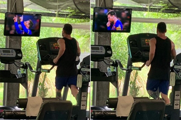 Messi viendo a Messi, la foto que se volvió viral antes de cerrar el 2019