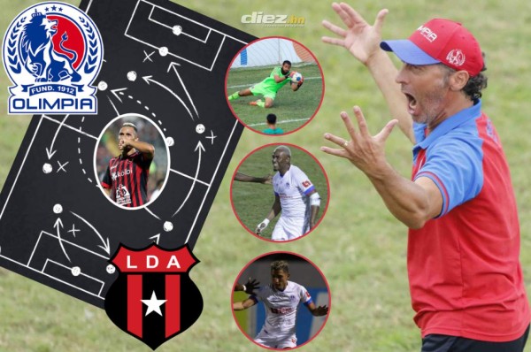 Objetivo, un boleto a la final: El 11 de Olimpia para eliminar a Alajuelense de la Liga Concacaf