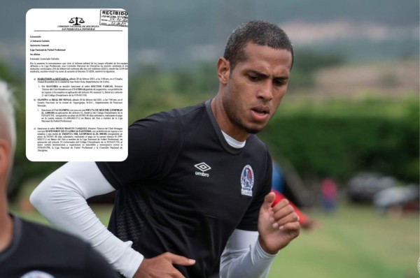 Comisión de Disciplina no perdona a Eddie Hernández y el Olimpia también recibe otro castigo