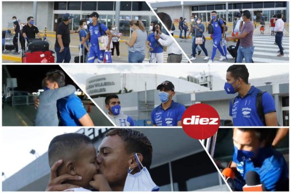 Sub-23 de Honduras llena de amor y felicidad en su llegada al país tras clasificación a los Olímpicos