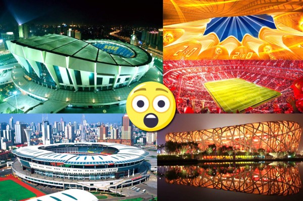 China quiere albergar un Mundial: Los estadios de otro mundo con los que meten presión