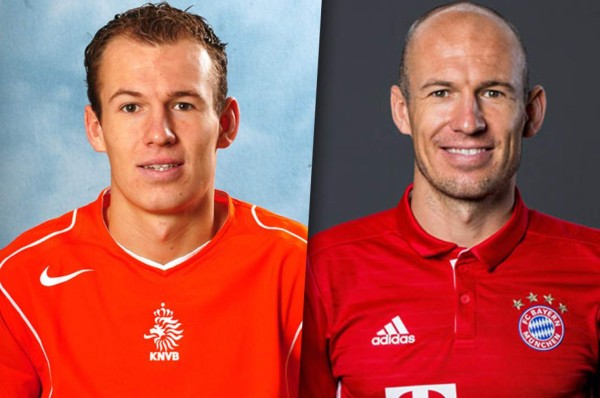 Fotos inéditas: Los cambios físicos de los famosos futbolistas internacionales